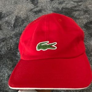 Red LaCoste Hat